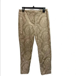 Talbots Heritage Paisley Ankle Pants